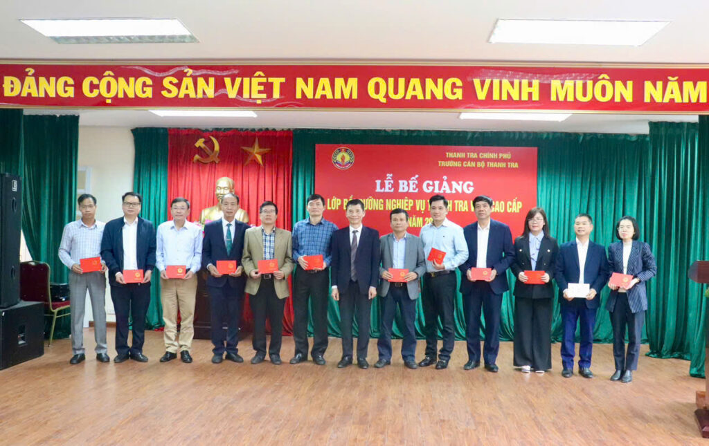 Bế giảng khoá bồi dưỡng nghiệp vụ Thanh tra viên cao cấp năm 2025