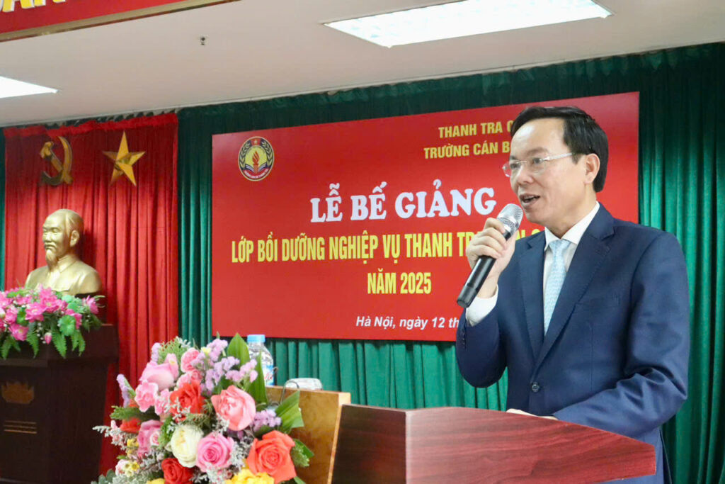 Bế giảng khoá bồi dưỡng nghiệp vụ Thanh tra viên cao cấp năm 2025