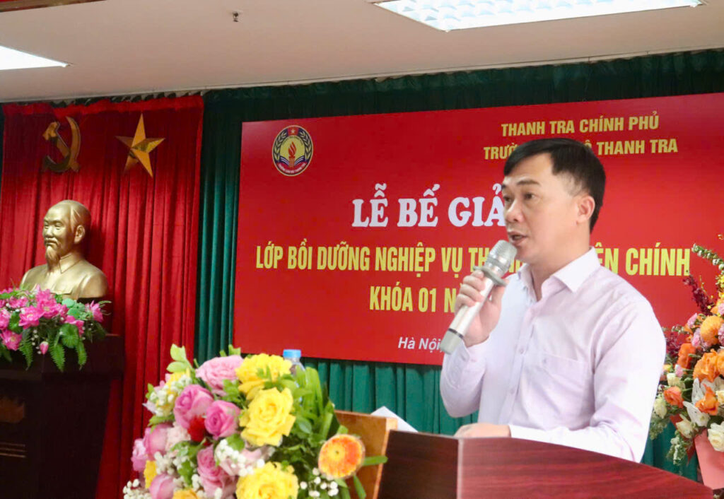 Bế giảng lớp Bồi dưỡng nghiệp vụ thanh tra viên chính Khóa 01 năm 2025