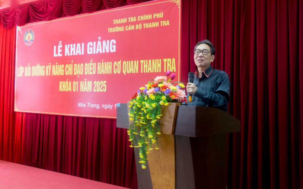 Khai giảng Lớp Bồi dưỡng Kỹ năng chỉ đạo, điều hành cơ quan Thanh tra Khóa 01 năm 2025