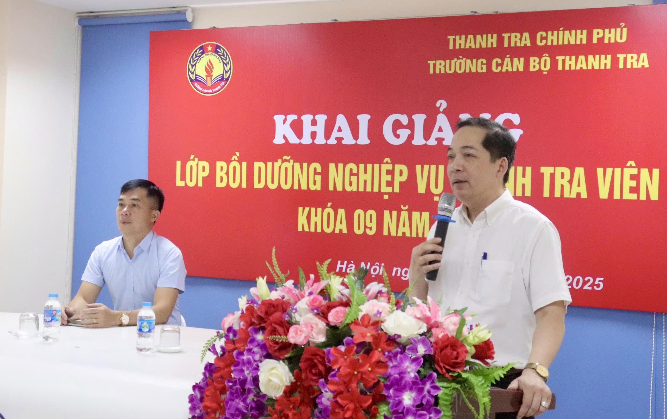 Khai giảng lớp Bồi dưỡng nghiệp vụ Thanh tra viên Khoá 09 năm 2025 theo hình thức trực tuyến