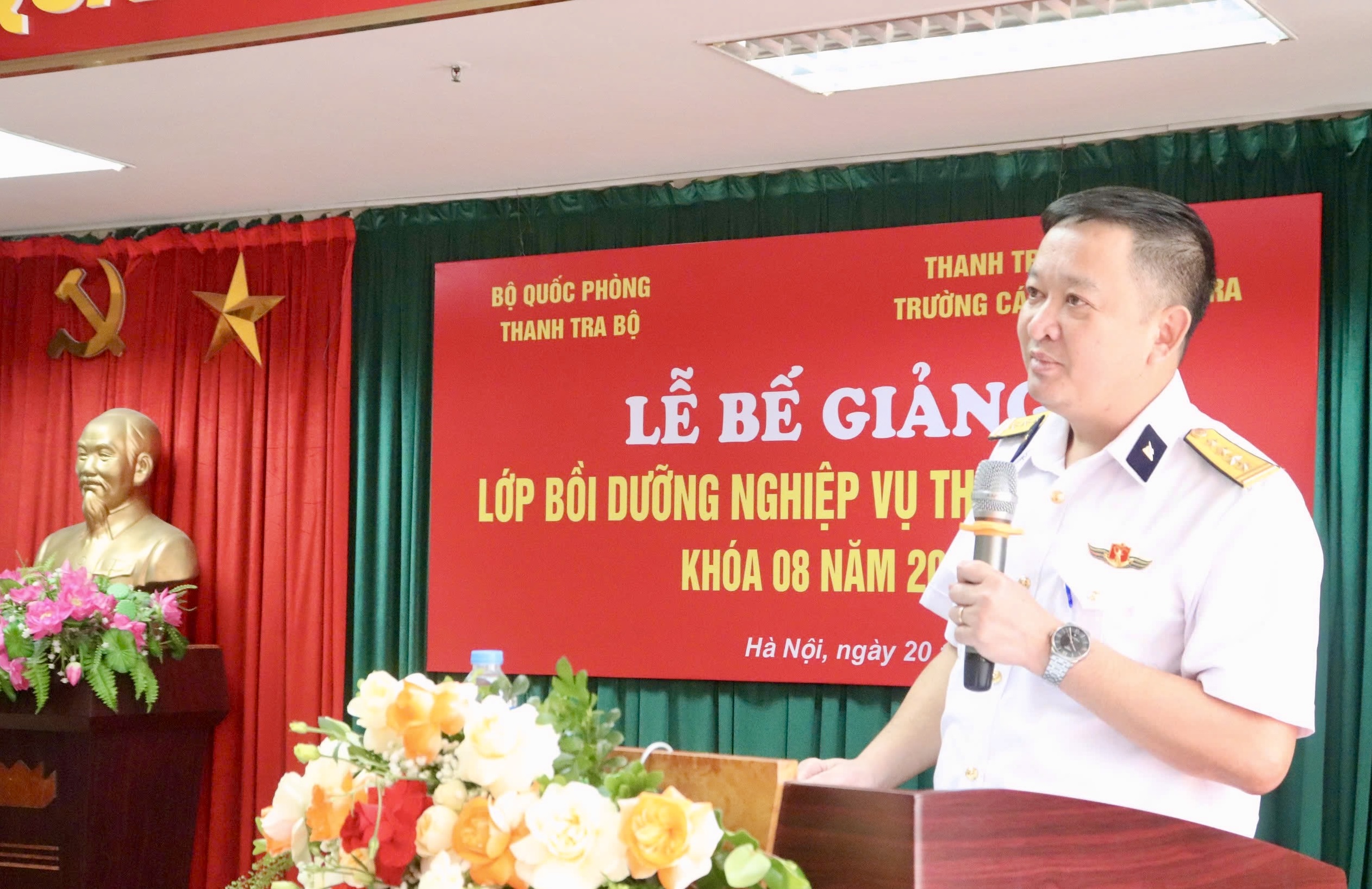 Bế giảng lớp bồi dưỡng nghiệp vụ thanh tra viên khóa 08 năm 2025