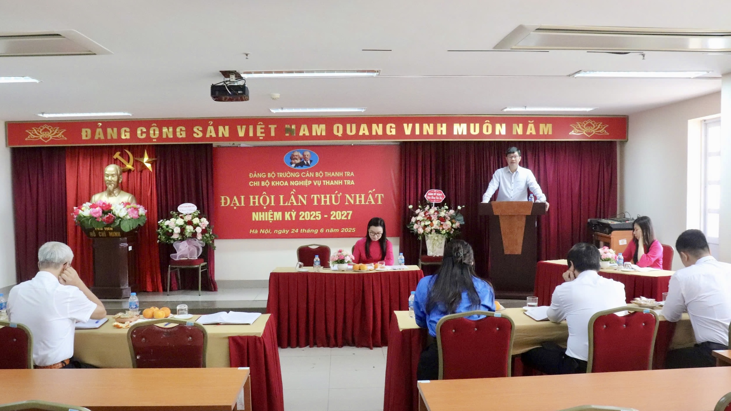 Đại hội Chi bộ Khoa Nghiệp vụ Thanh tra lần thứ Nhất, nhiệm kỳ 2025 – 2027