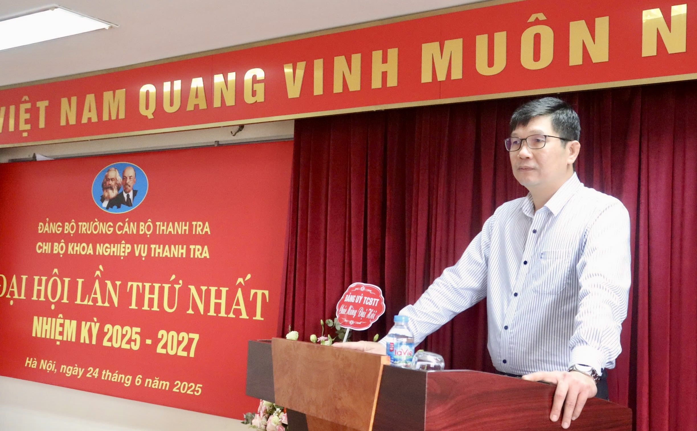 Đại hội Chi bộ Khoa Nghiệp vụ Thanh tra lần thứ Nhất, nhiệm kỳ 2025 – 2027