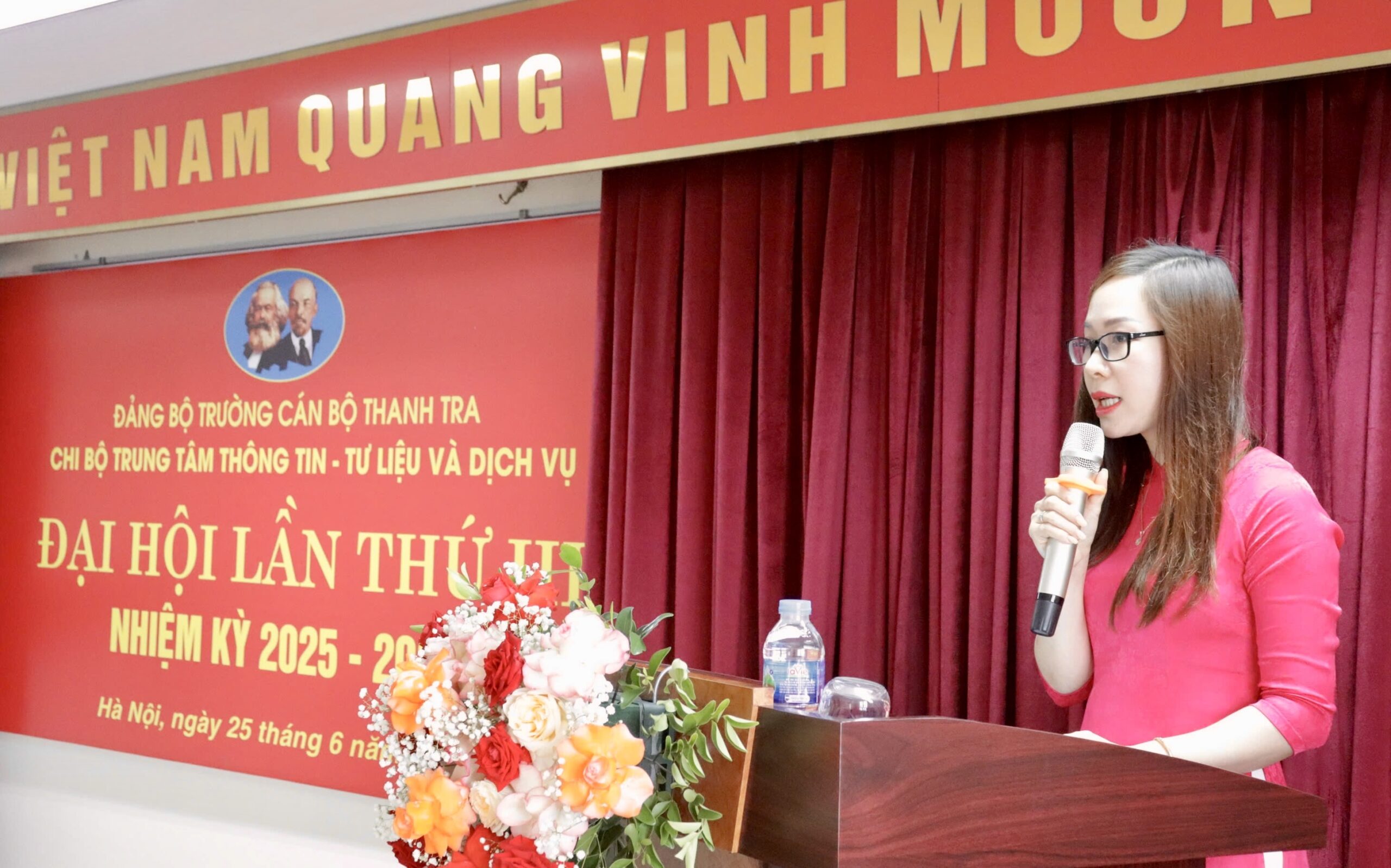 Đại hội Chi bộ Trung tâm Thông tin – Tư Liệu và Dịch vụ nhiệm kỳ 2025 – 2027