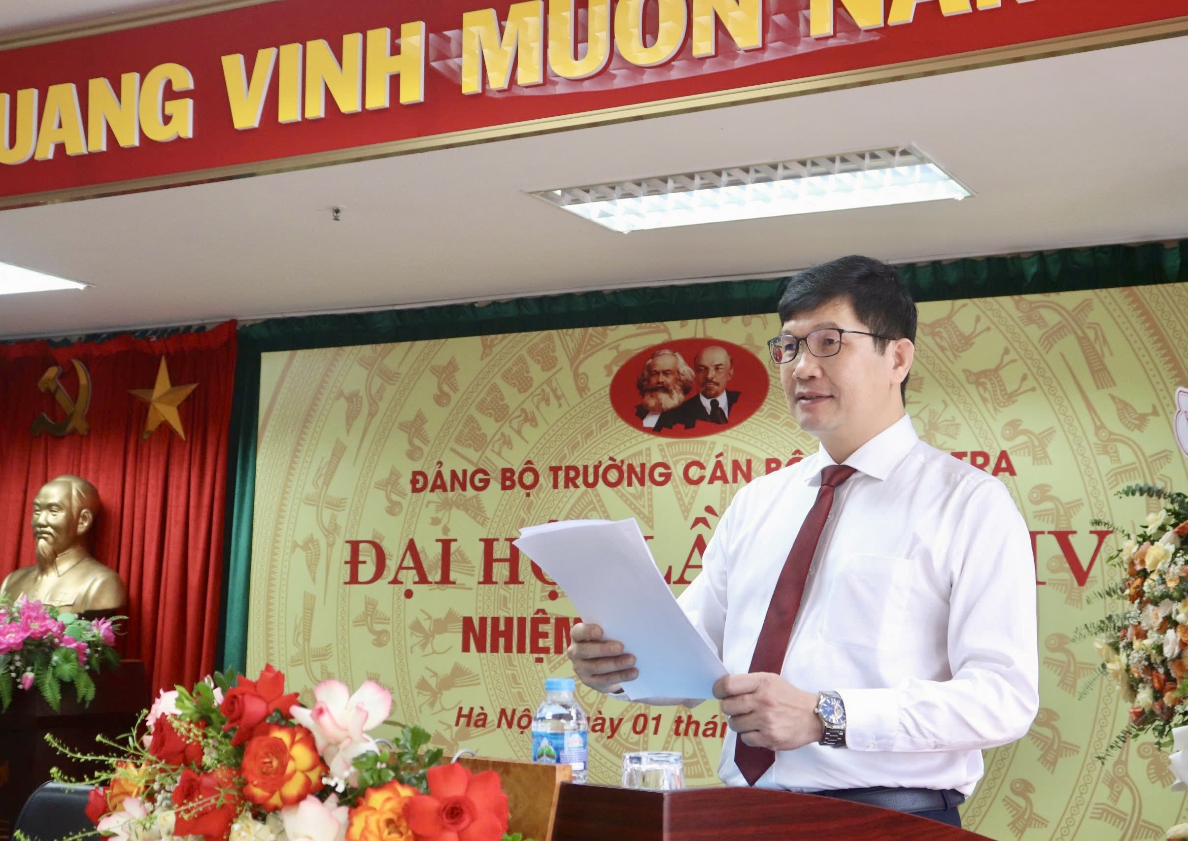 Đại hội Đảng bộ Trường Cán bộ Thanh tra: Đoàn kết, đổi mới, sáng tạo, phát huy trí tuệ của toàn thể cán bộ, giảng viên, viên chức