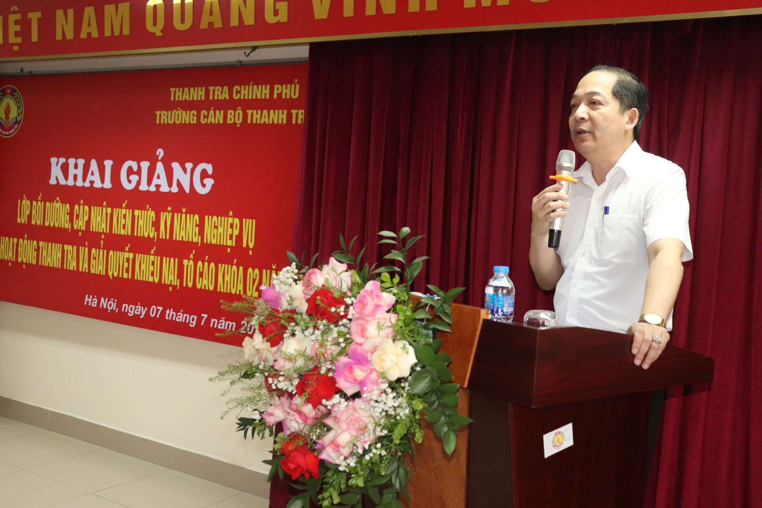 Khai giảng lớp Bồi dưỡng, cập nhật kiến thức, kỹ năng, nghiệp vụ trong hoạt động thanh tra và giải quyết khiếu nại, tố cáo K02/2025