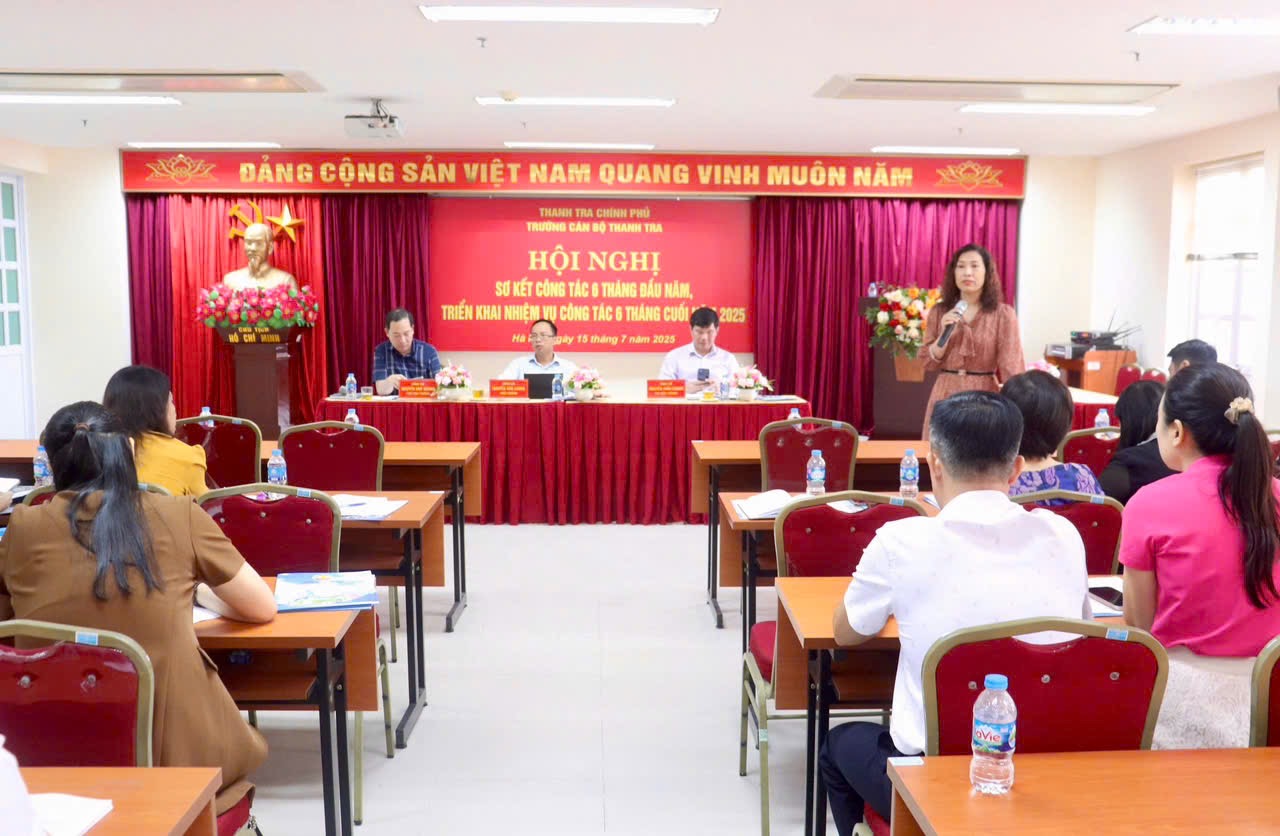 Trường Cán bộ Thanh tra: Đoàn kết, kỷ cương, thực hiện tốt nhiệm vụ được giao