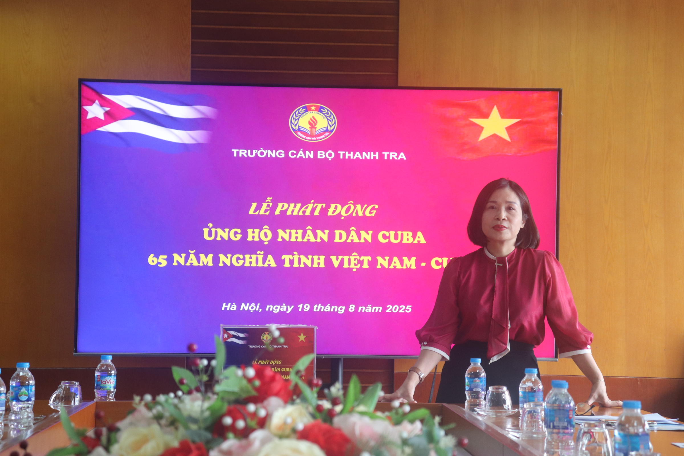 Trường Cán bộ Thanh tra phát động quyên góp ủng hộ Nhân dân Cuba