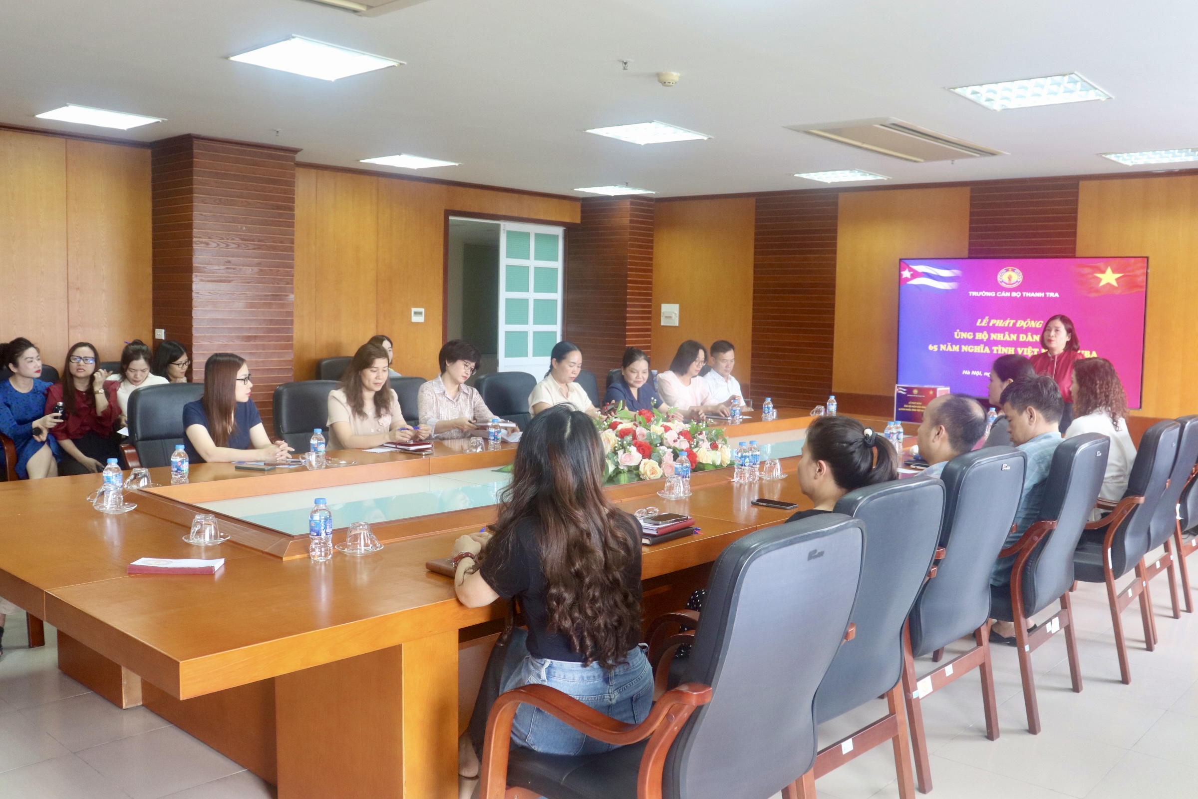 Trường Cán bộ Thanh tra phát động quyên góp ủng hộ Nhân dân Cuba