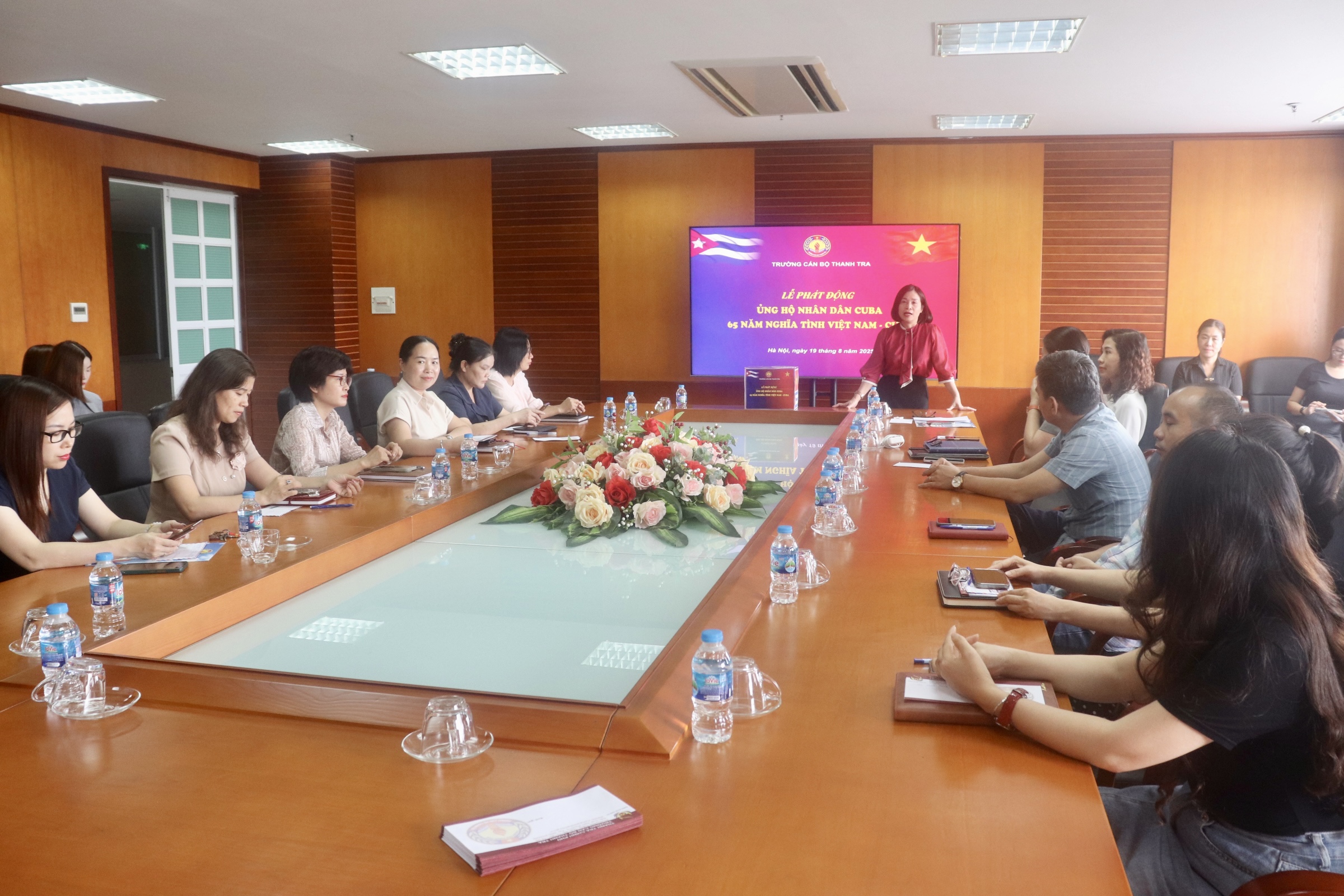 Trường Cán bộ Thanh tra phát động quyên góp ủng hộ Nhân dân Cuba