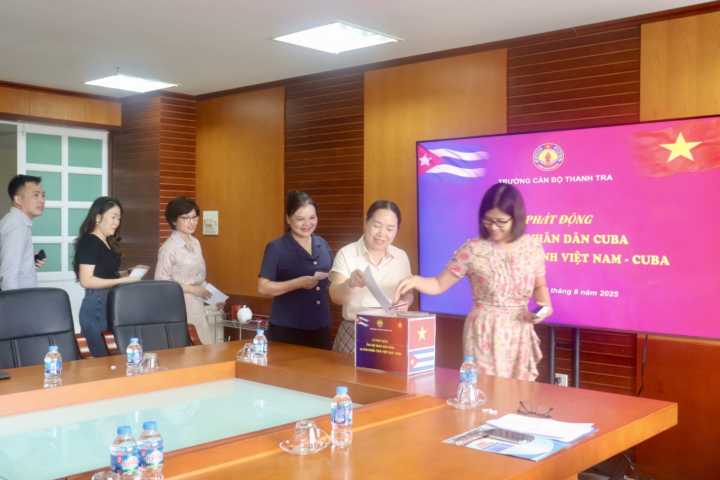 Trường Cán bộ Thanh tra phát động quyên góp ủng hộ Nhân dân Cuba