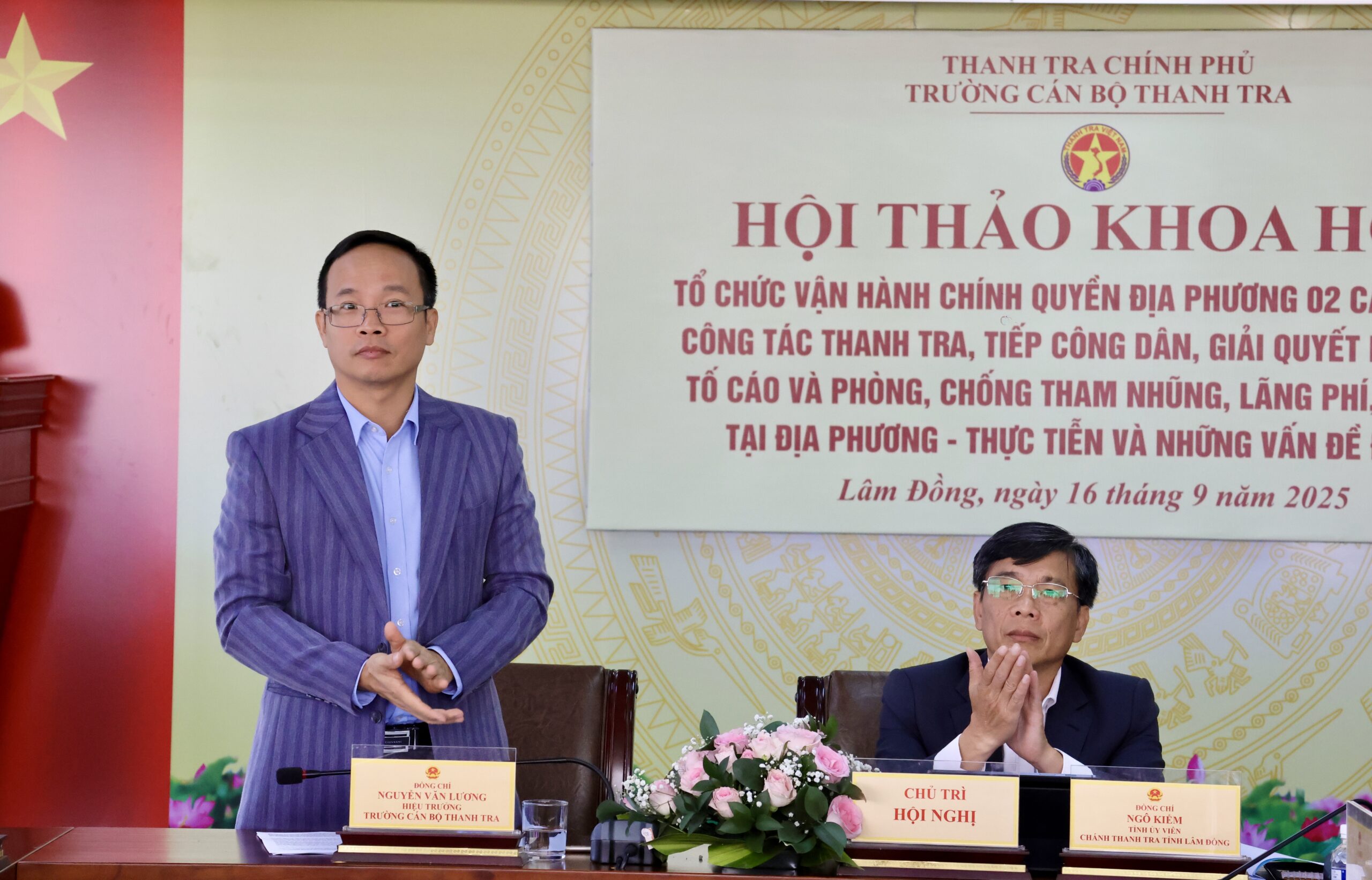 Trường Cán bộ Thanh tra tổ chức hội thảo khoa học tại tỉnh Lâm Đồng