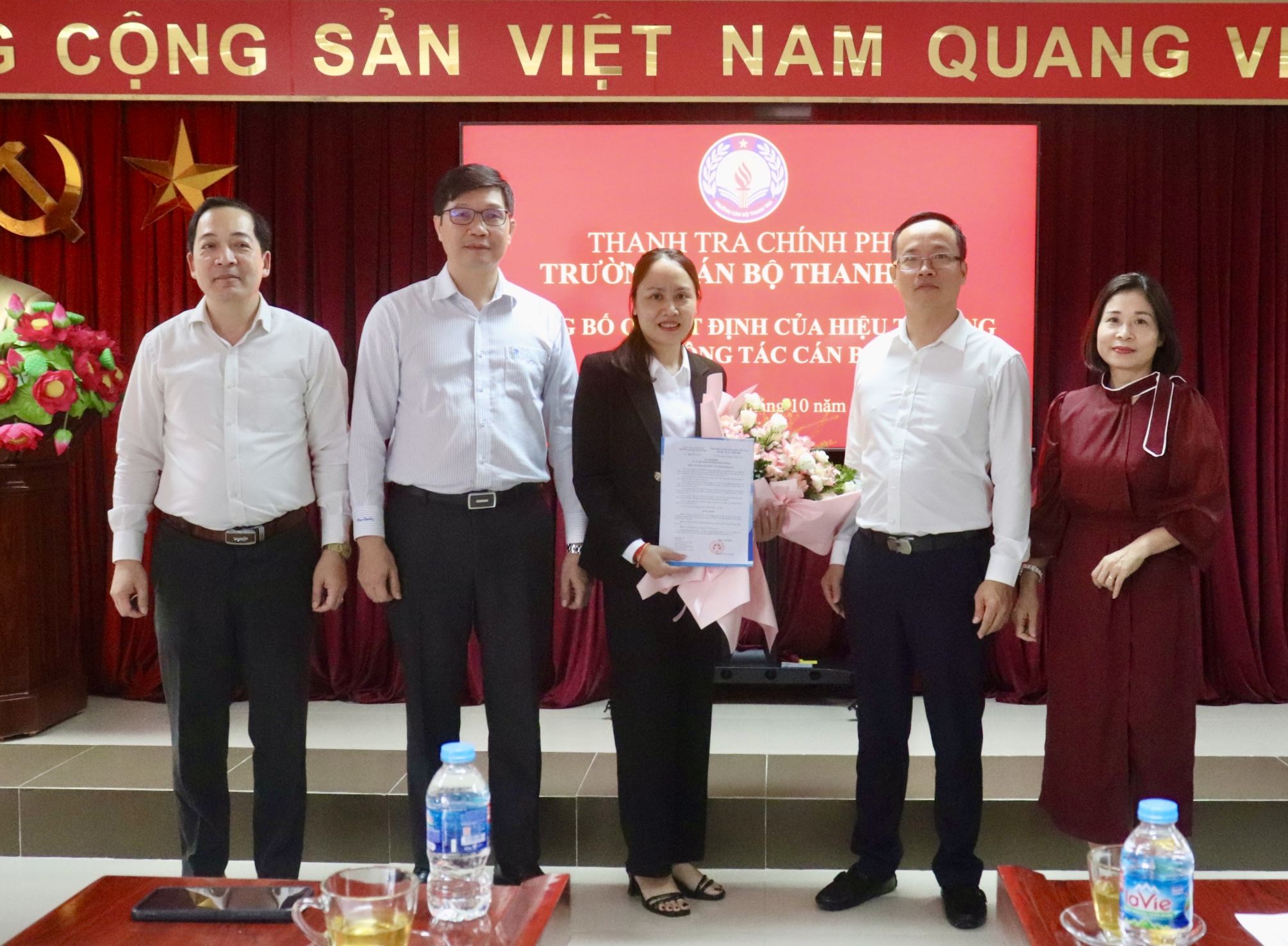 Trường Cán bộ thanh tra tổ chức Lễ công bố và trao quyết định giao quyền phụ trách, bổ nhiệm viên chức quản lý