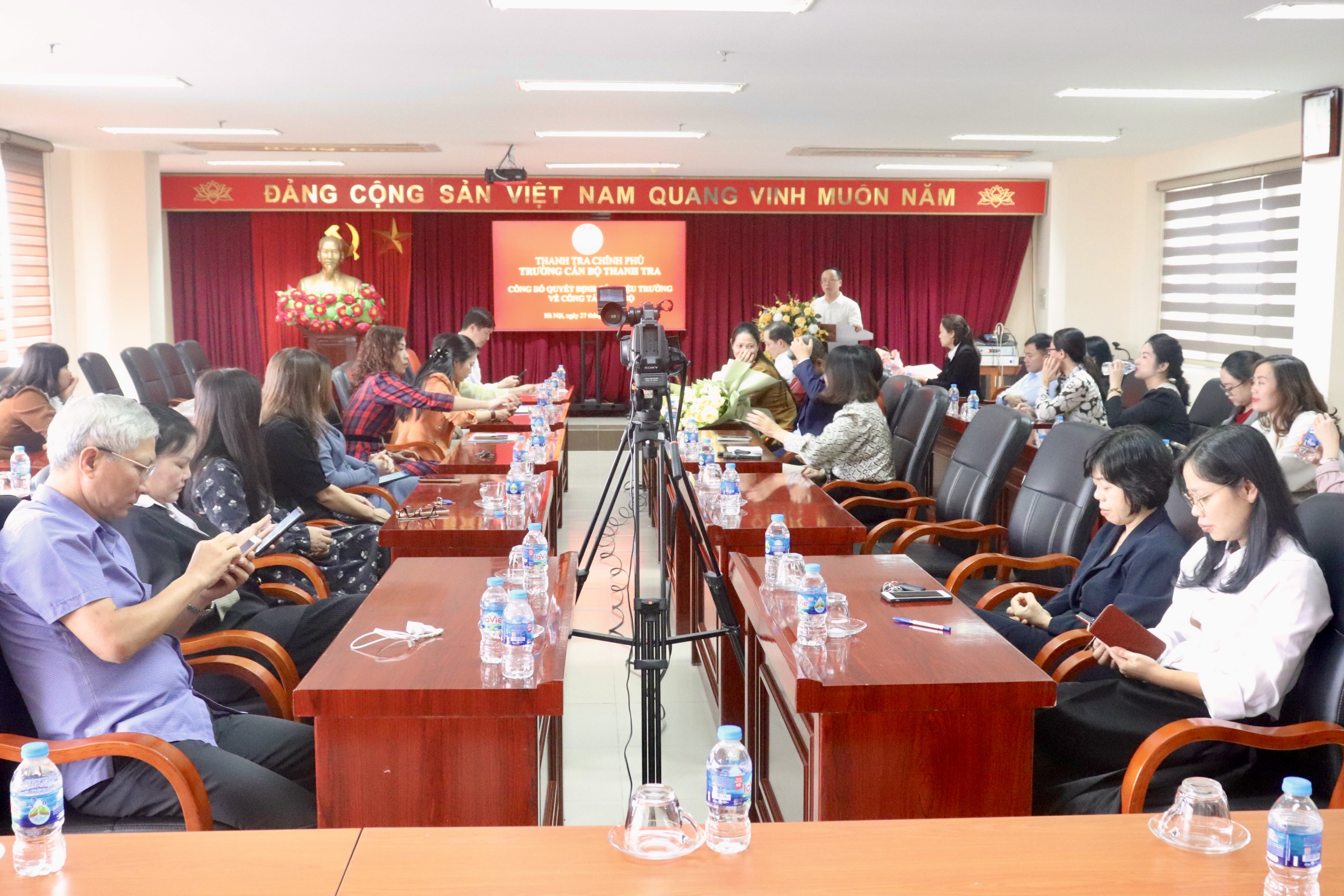 Trường Cán bộ thanh tra tổ chức Lễ công bố và trao quyết định giao quyền phụ trách, bổ nhiệm viên chức quản lý