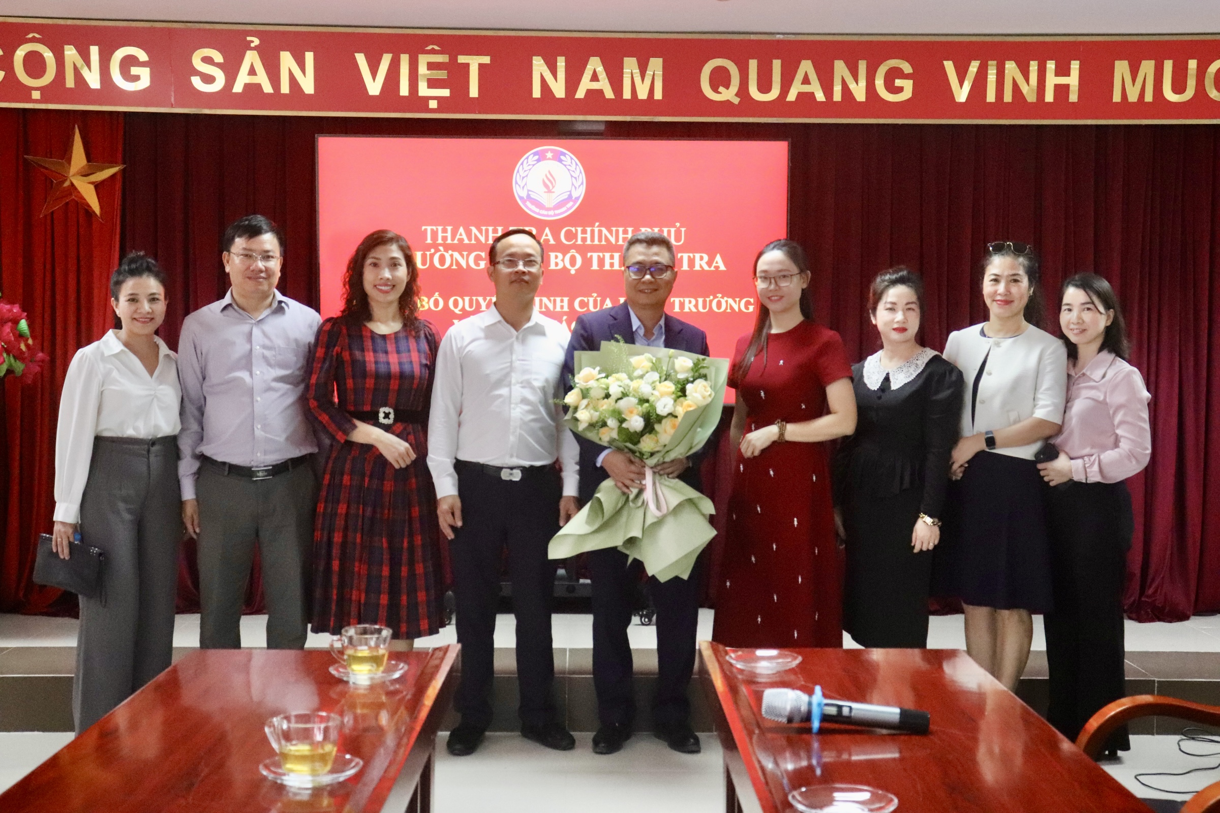 Trường Cán bộ thanh tra tổ chức Lễ công bố và trao quyết định giao quyền phụ trách, bổ nhiệm viên chức quản lý