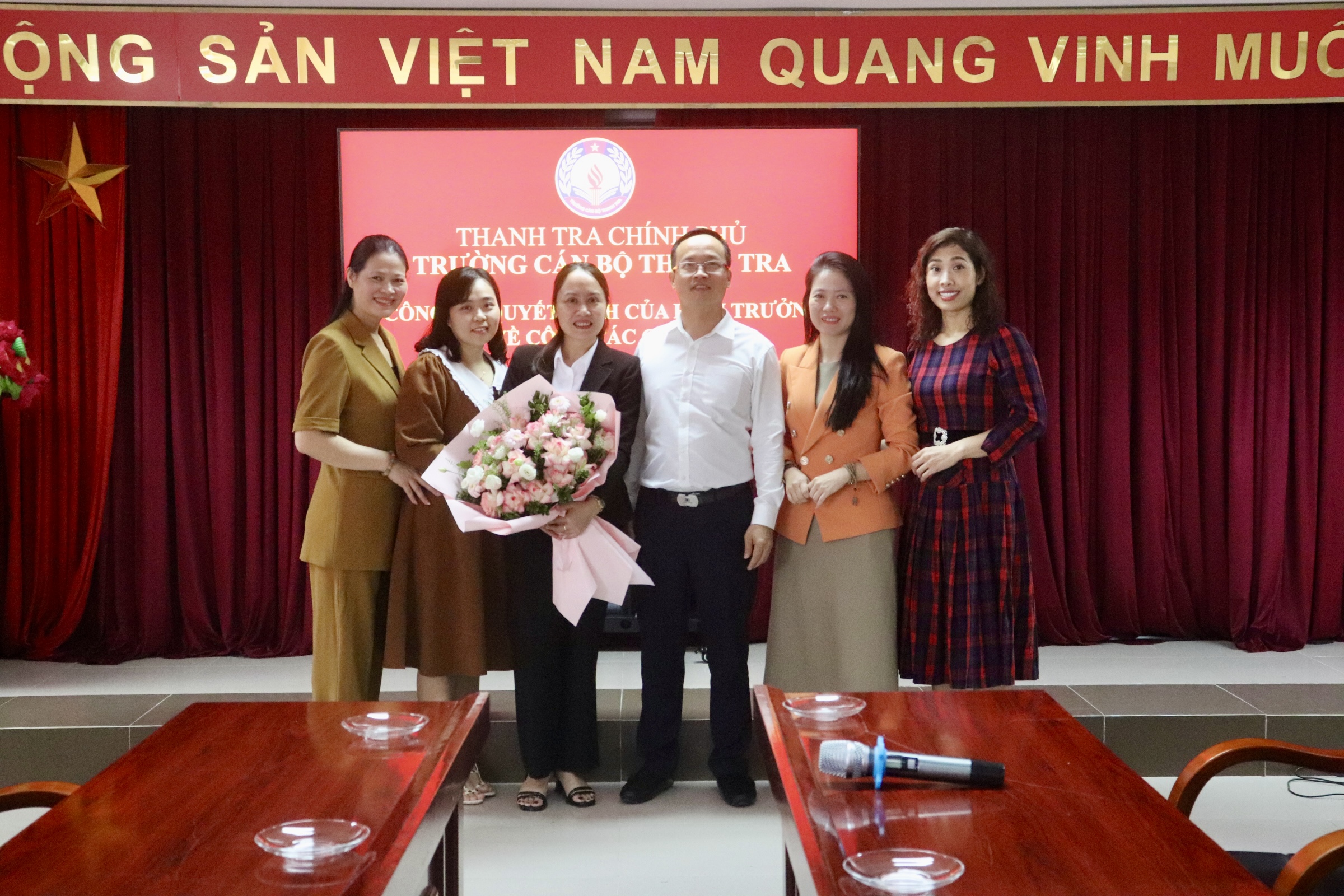 Trường Cán bộ thanh tra tổ chức Lễ công bố và trao quyết định giao quyền phụ trách, bổ nhiệm viên chức quản lý