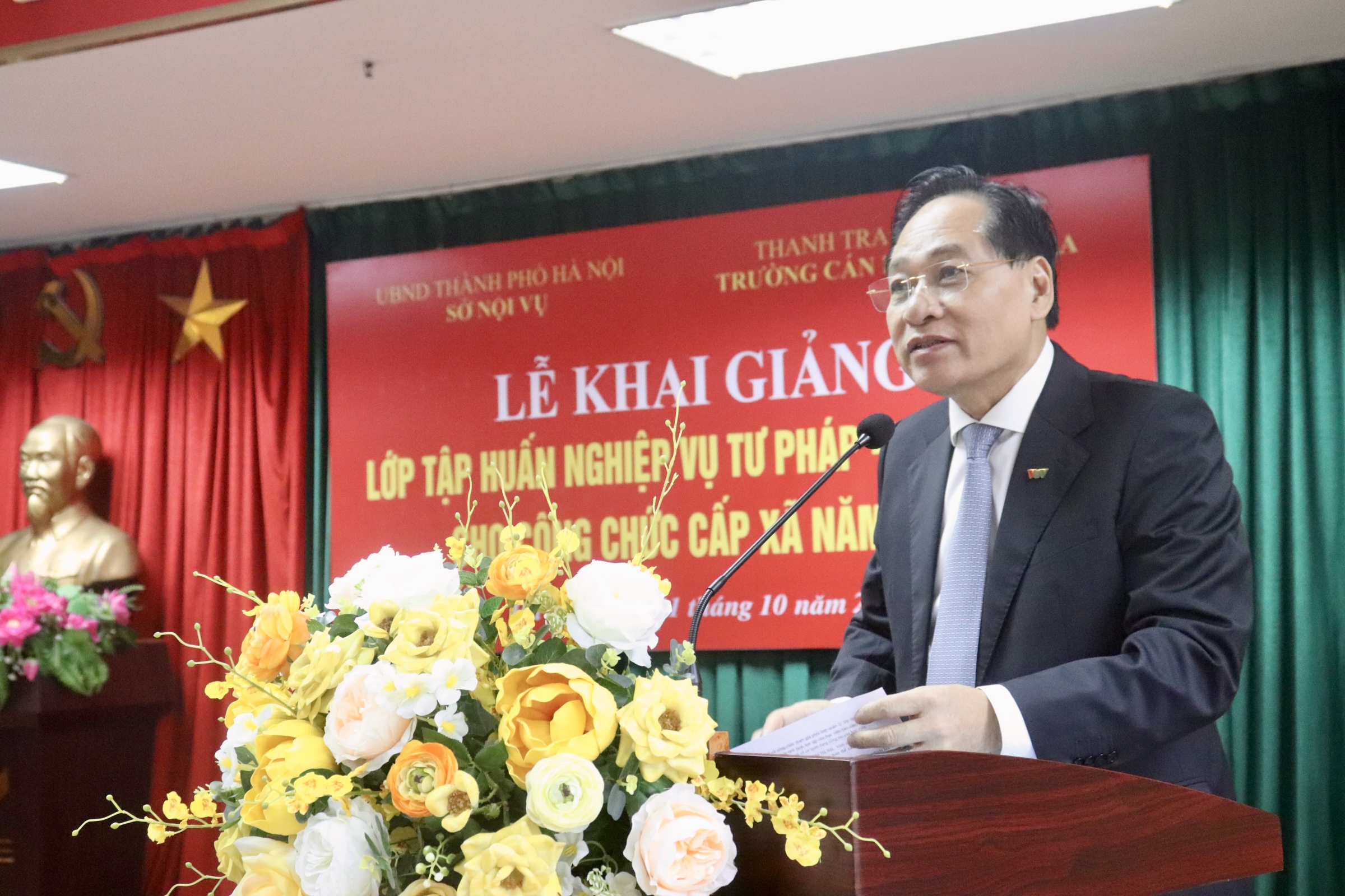 Khai giảng lớp tập huấn nghiệp vụ lĩnh vực Tư pháp – Văn phòng cho công chức cấp xã tại Hà Nội