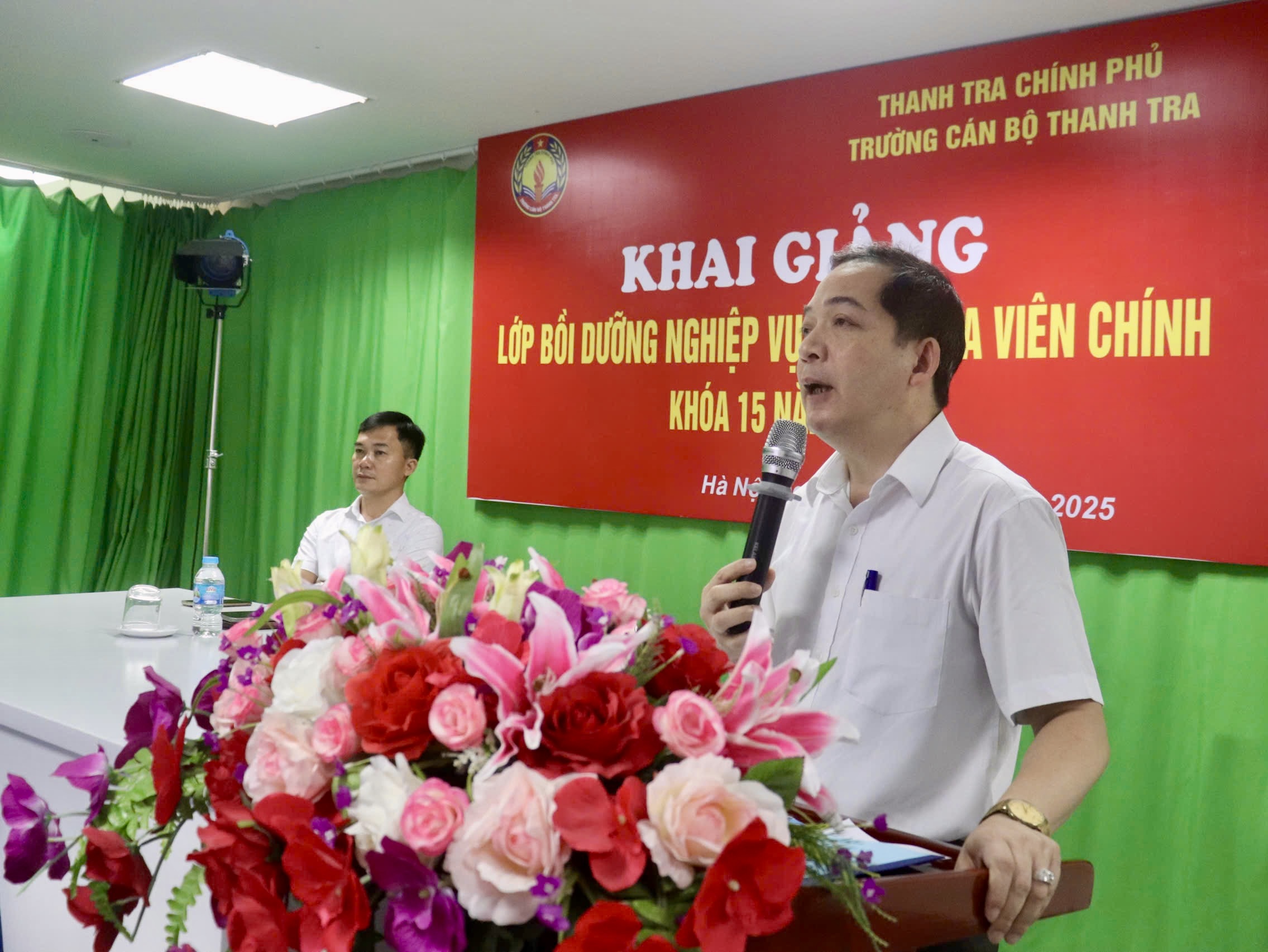 Khai giảng lớp Bồi dưỡng nghiệp vụ Thanh tra viên chính Khoá 15 năm 2025 theo hình thức trực tuyến