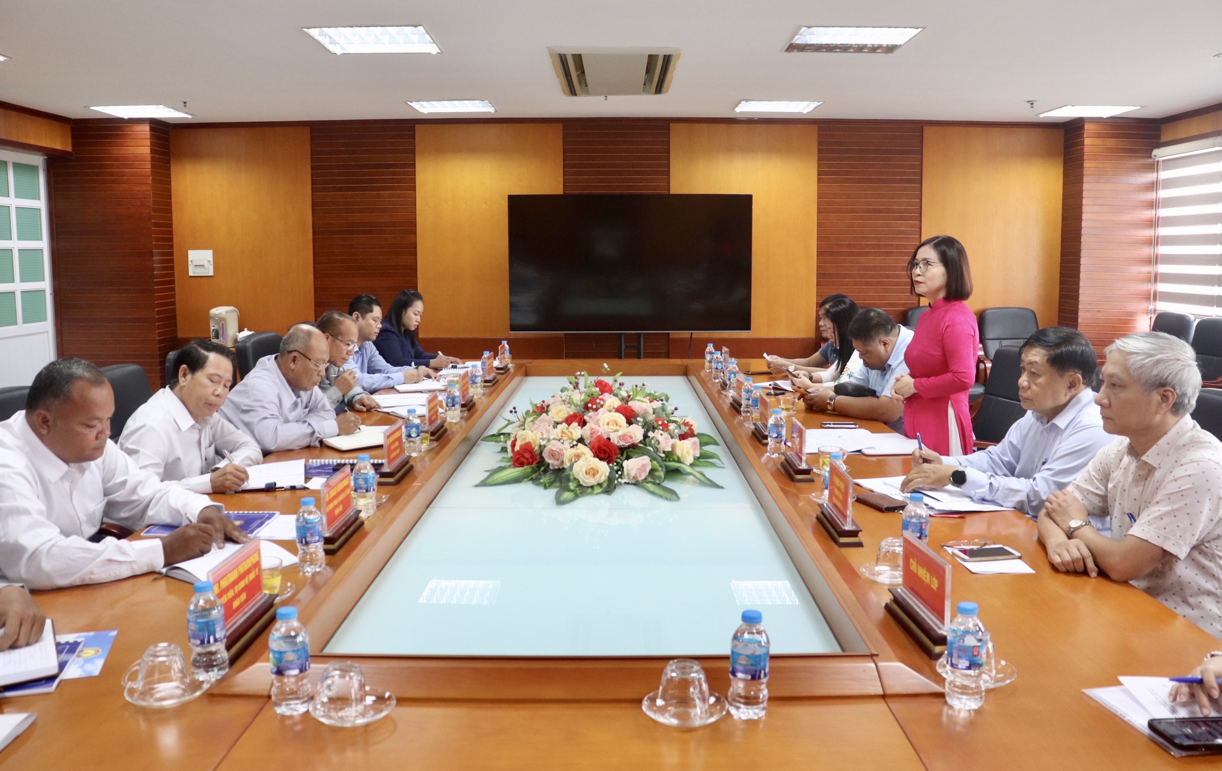 Trường Cán bộ Thanh tra tiếp và làm việc với Đoàn đại biểu Thanh tra Nhà nước Lào