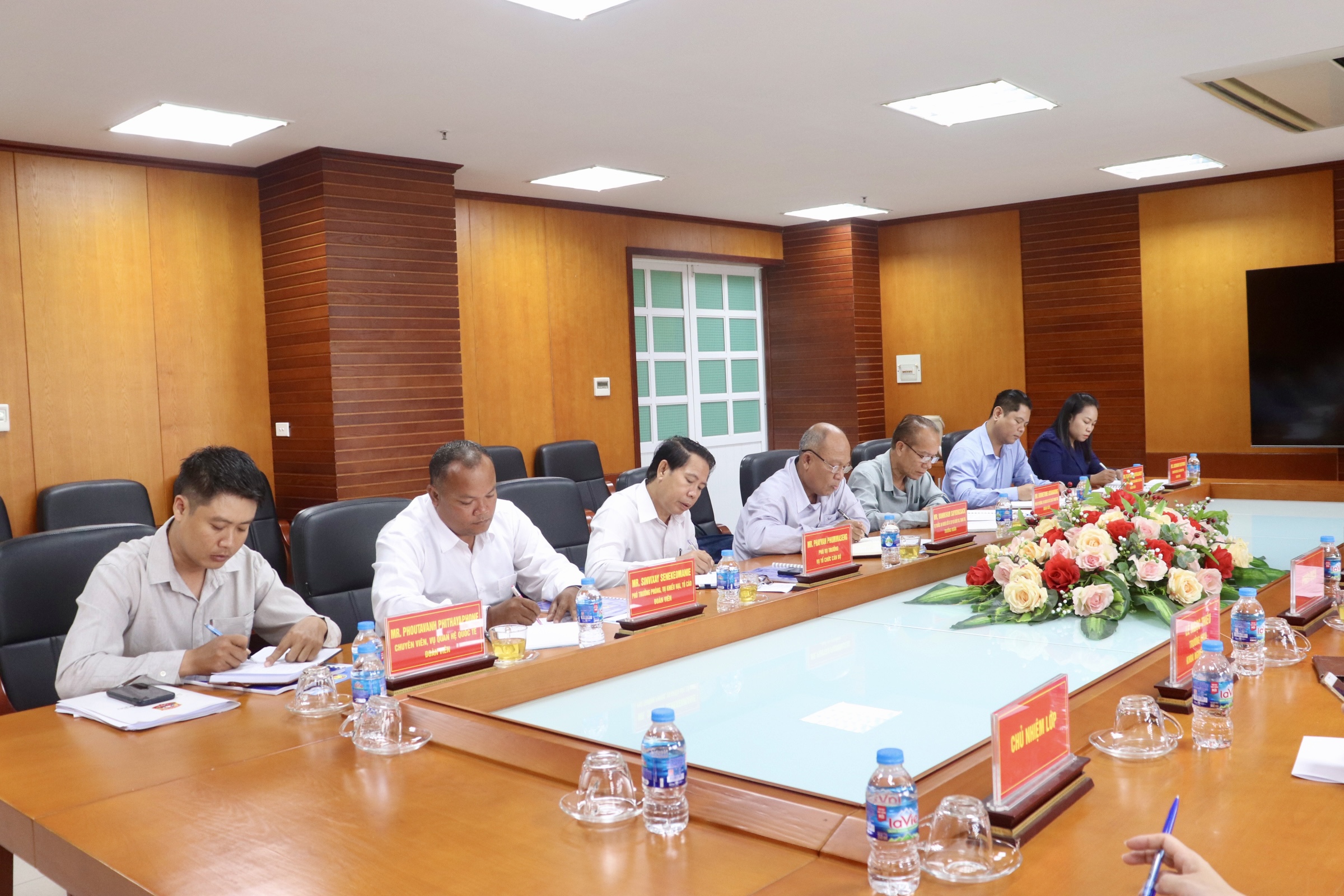 Trường Cán bộ Thanh tra tiếp và làm việc với Đoàn đại biểu Thanh tra Nhà nước Lào