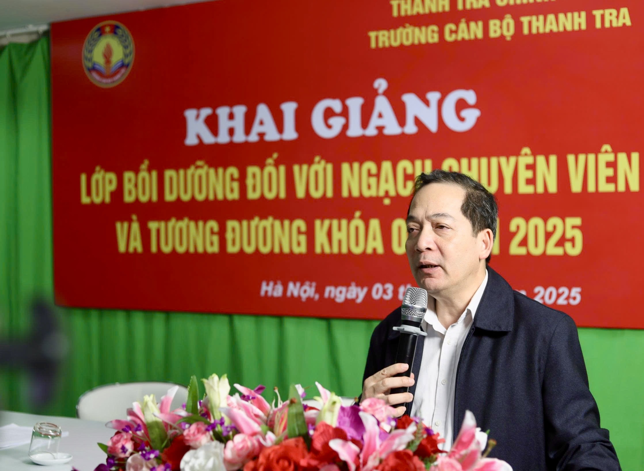 Khai giảng Lớp Bồi dưỡng đối với ngạch chuyên viên và tương đương Khóa 02 năm 2025