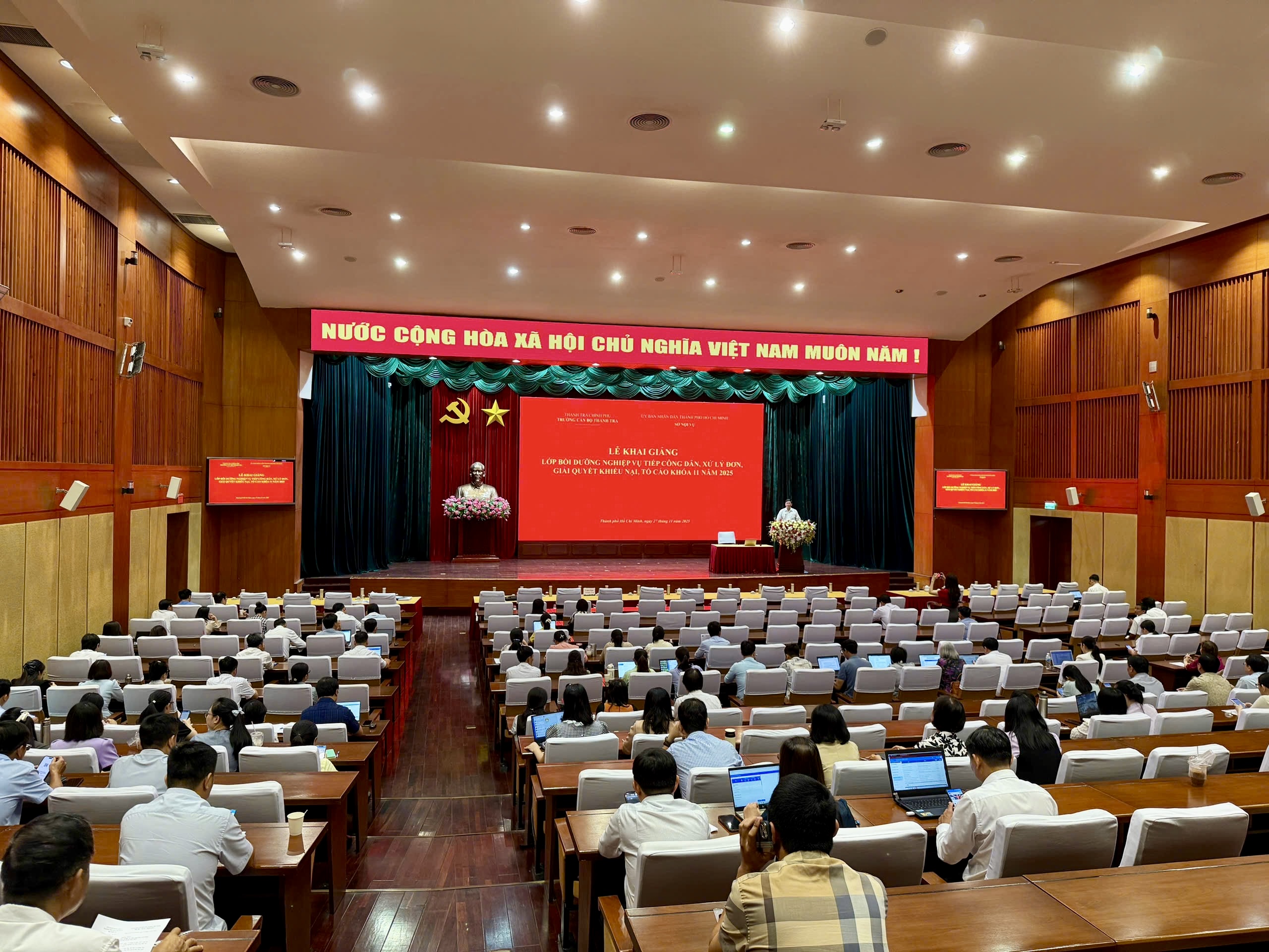 TPHCM: Khai giảng lớp bồi dưỡng nghiệp vụ tiếp công dân, giải quyết khiếu nại, tố cáo tại Bà Rịa Vũng Tàu