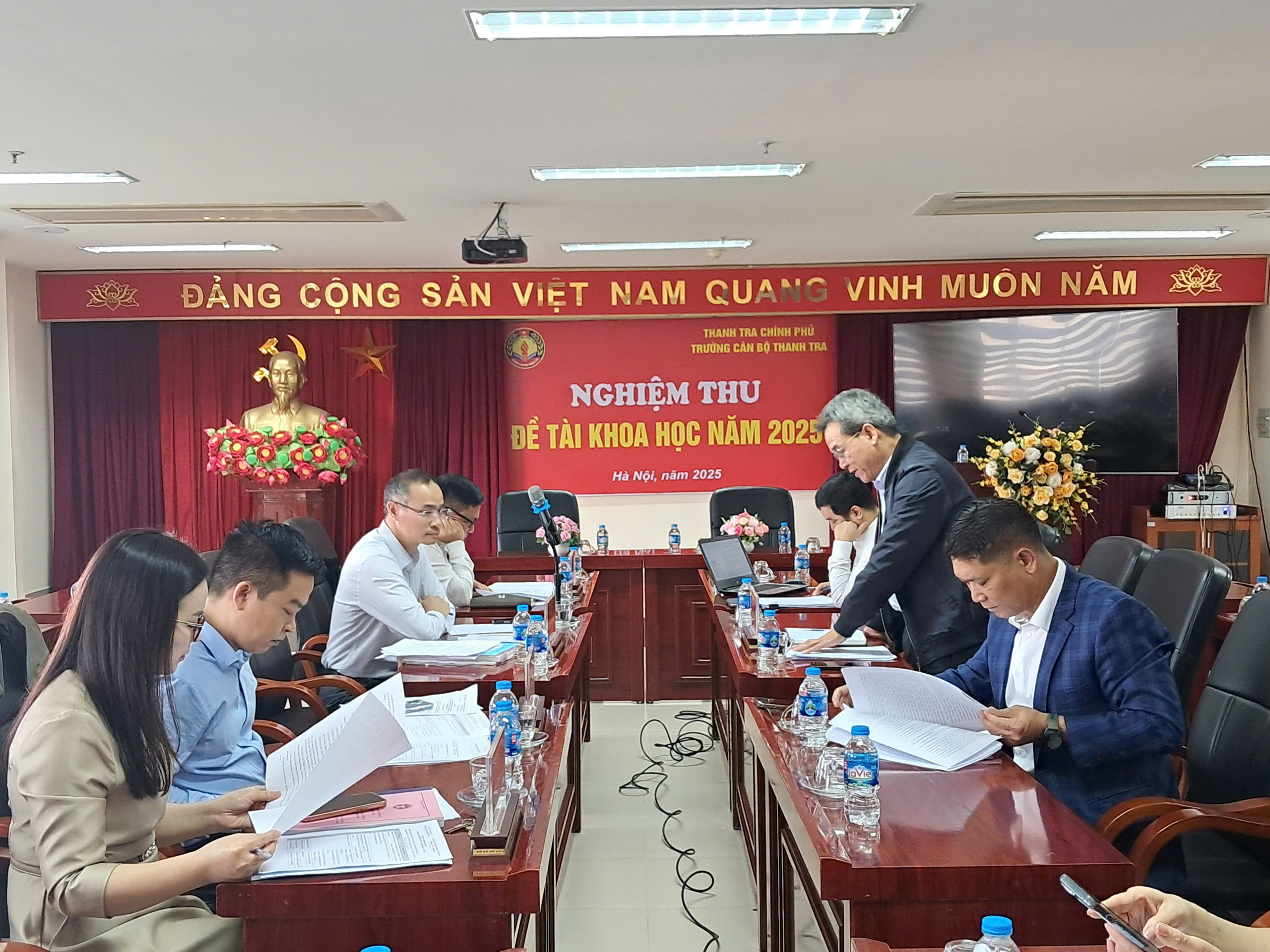 Hội nghị nghiệm thu đề tài khoa học cấp Bộ “Hướng dẫn, kiểm tra việc xây dựng và thực hiện kế hoạch thanh tra”