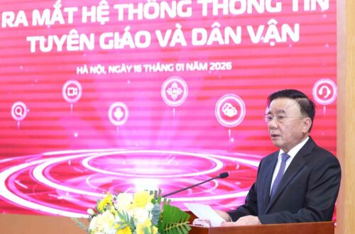 Thường trực Ban Bí thư dự lễ ra mắt ứng dụng di động Tuyên giáo và Dân vận