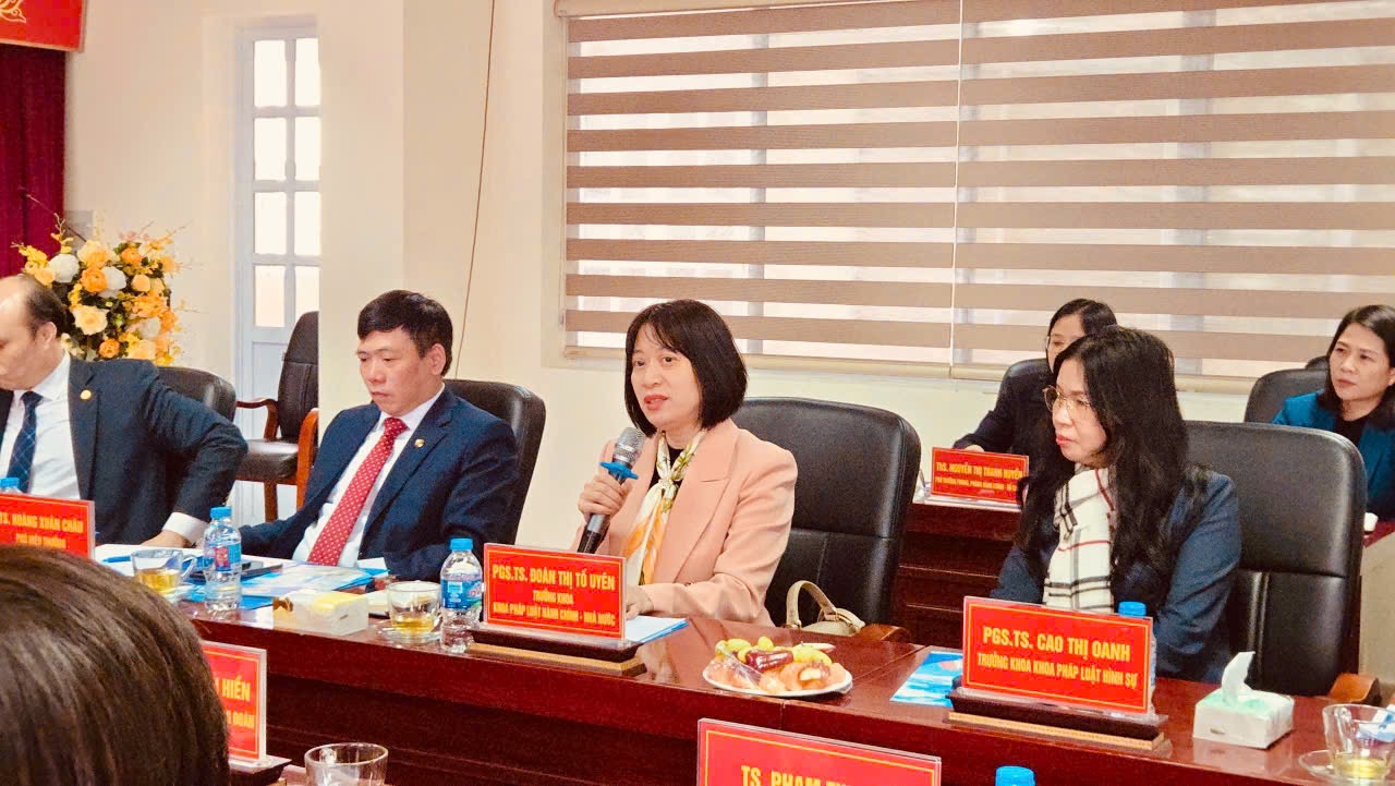 Trường Cán bộ Thanh tra và Trường Đại học Luật Hà Nội : Hợp tác toàn diện, lâu dài, hiệu quả và cùng phát triển