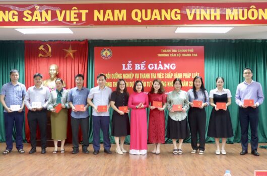 Gần 150 cán bộ hoàn thành lớp bồi dưỡng nghiệp vụ thanh tra dự án đầu tư xây dựng