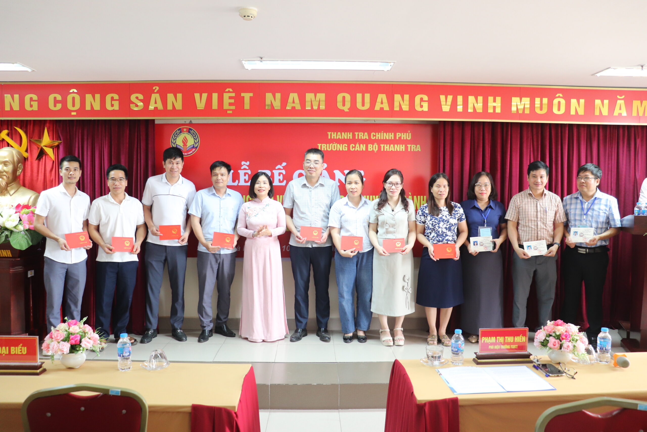 Lễ bế giảng Lớp Bồi dưỡng nghiệp vụ về kiểm tra chuyên ngành K02/2026