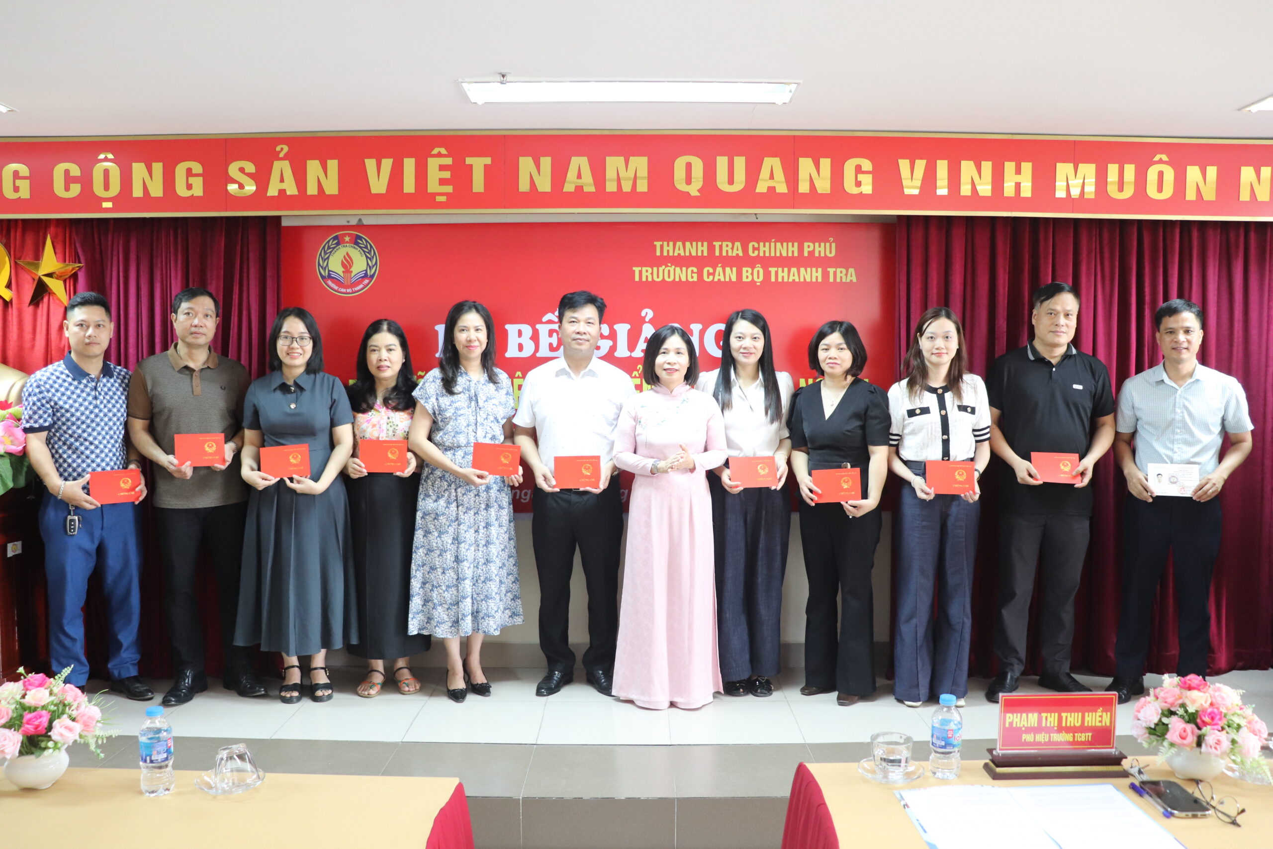 Lễ bế giảng Lớp Bồi dưỡng nghiệp vụ về kiểm tra chuyên ngành K02/2026