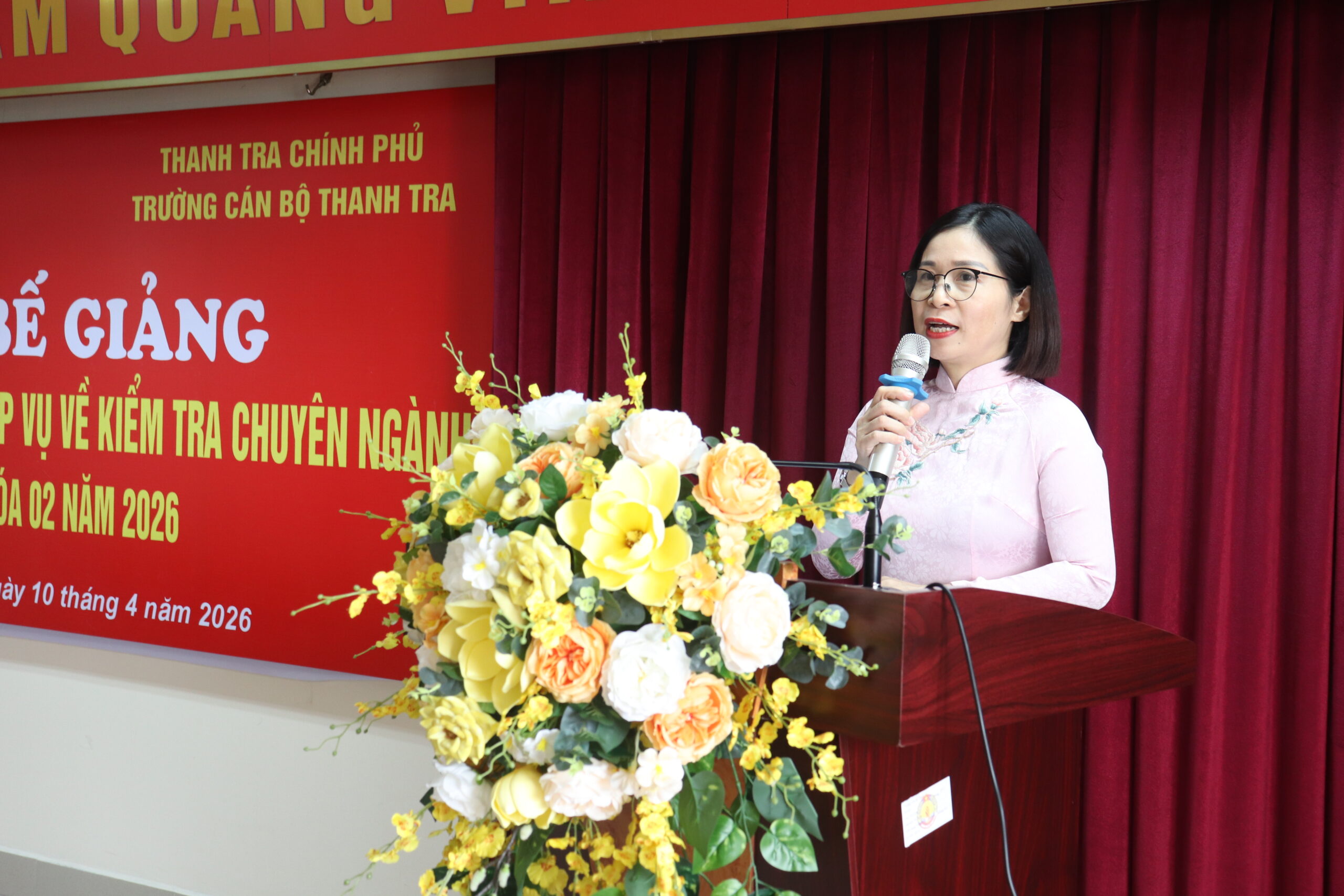 Lễ bế giảng Lớp Bồi dưỡng nghiệp vụ về kiểm tra chuyên ngành K02/2026