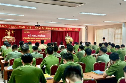 Gần 100 cán bộ Thanh tra Bộ Công an tham gia lớp bồi dưỡng nghiệp vụ theo vị trí việc làm