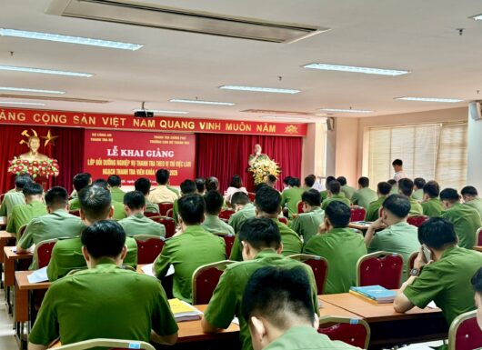 Gần 100 cán bộ Thanh tra Bộ Công an tham gia lớp bồi dưỡng nghiệp vụ theo vị trí việc làm