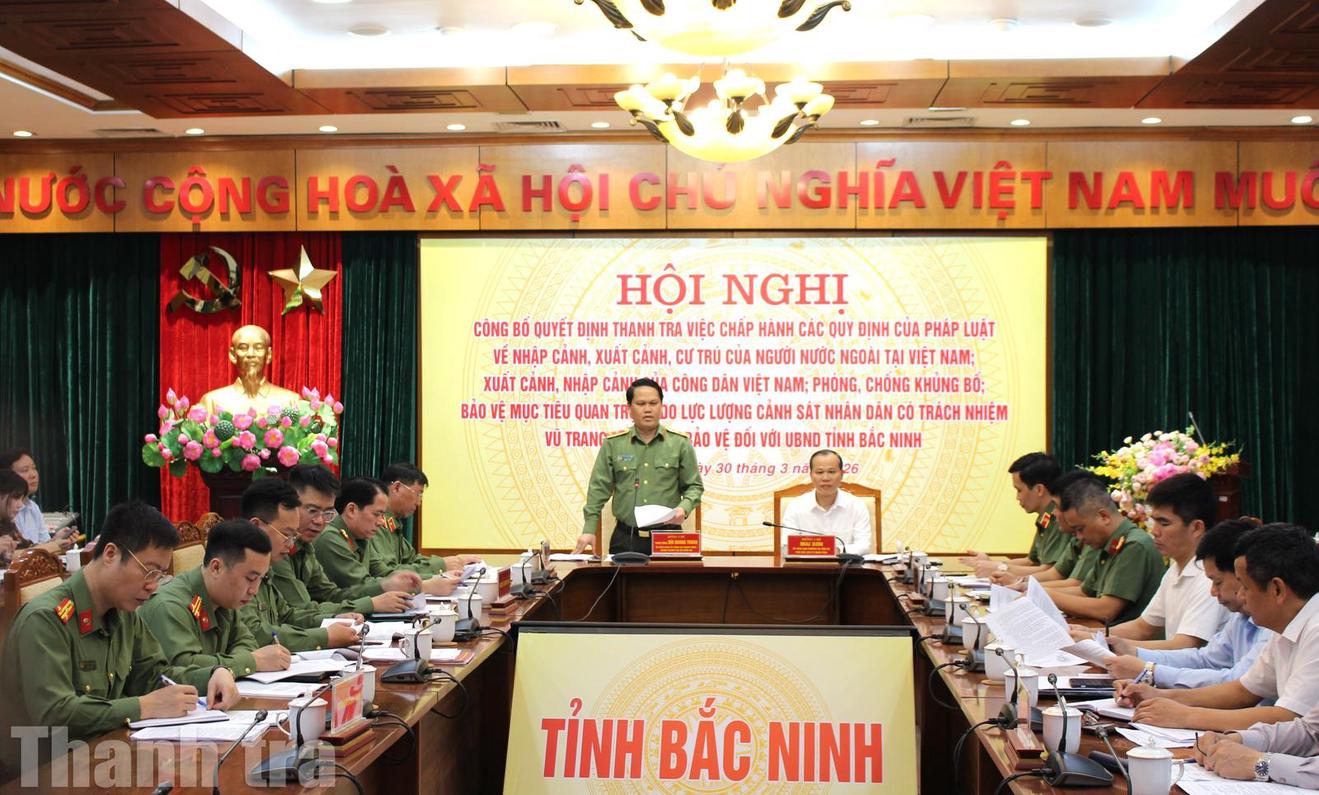 Bộ Công an: Triển khai 7 cuộc thanh tra theo kế hoạch