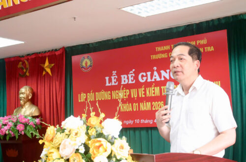 Lễ bế giảng Lớp Bồi dưỡng nghiệp vụ về kiểm tra chuyên ngành K01/2026