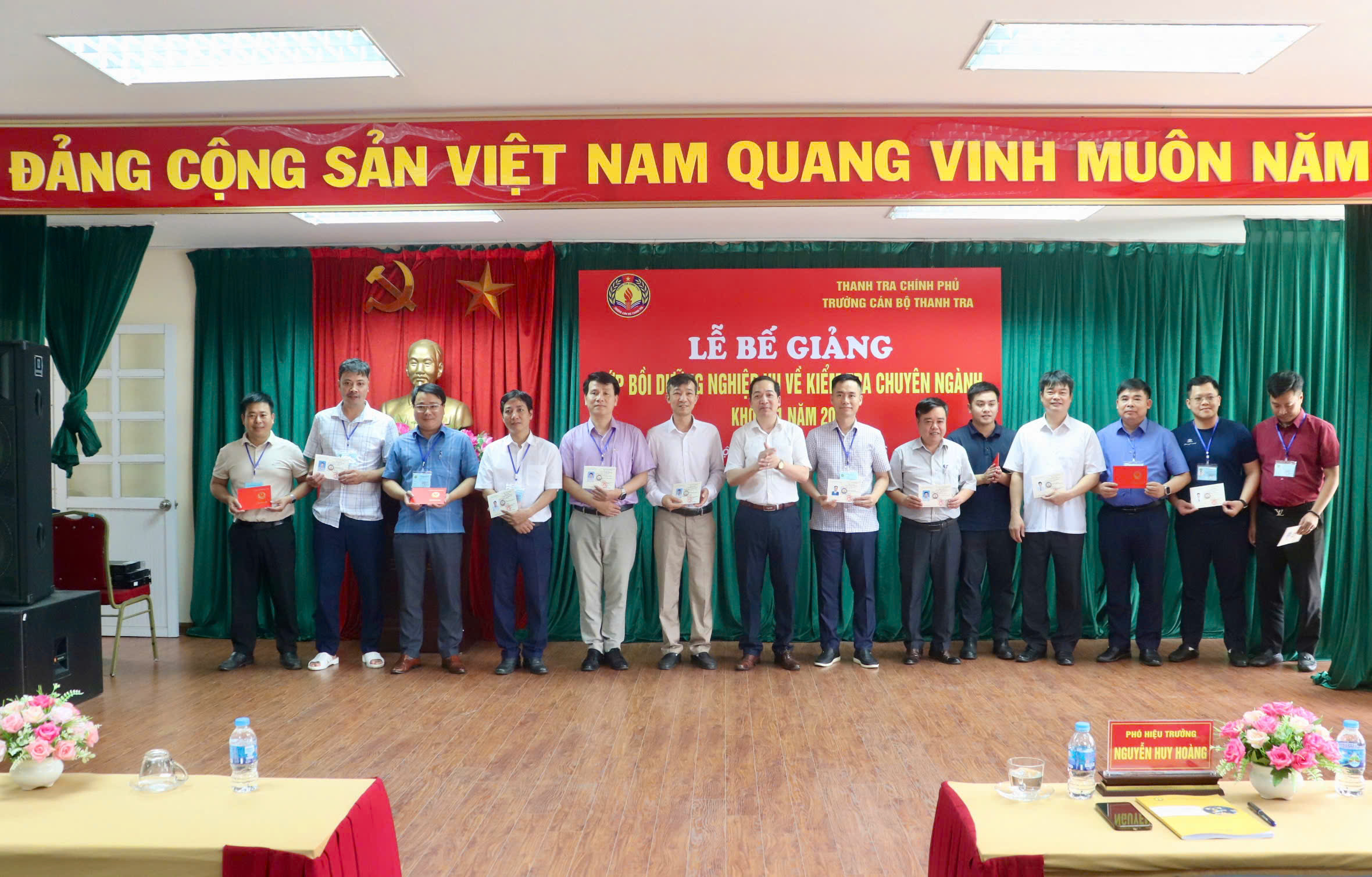 Lễ bế giảng Lớp Bồi dưỡng nghiệp vụ về kiểm tra chuyên ngành K01/2026