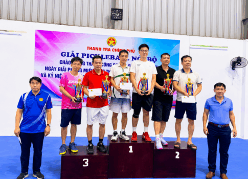 Thanh tra Chính phủ tổ chức Giải Pickleball chào mừng Đại hội Đảng khóa XIV và kỷ niệm 136 năm Ngày sinh Chủ tịch Hồ Chí Minh