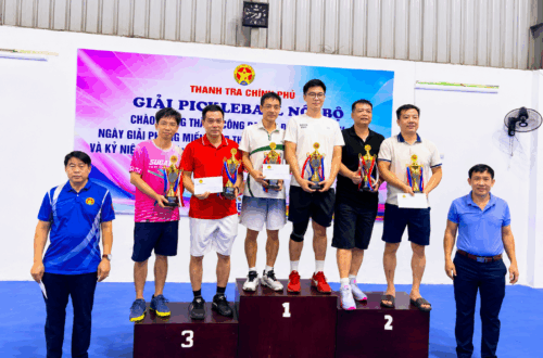 Thanh tra Chính phủ tổ chức Giải Pickleball chào mừng Đại hội Đảng khóa XIV và kỷ niệm 136 năm Ngày sinh Chủ tịch Hồ Chí Minh