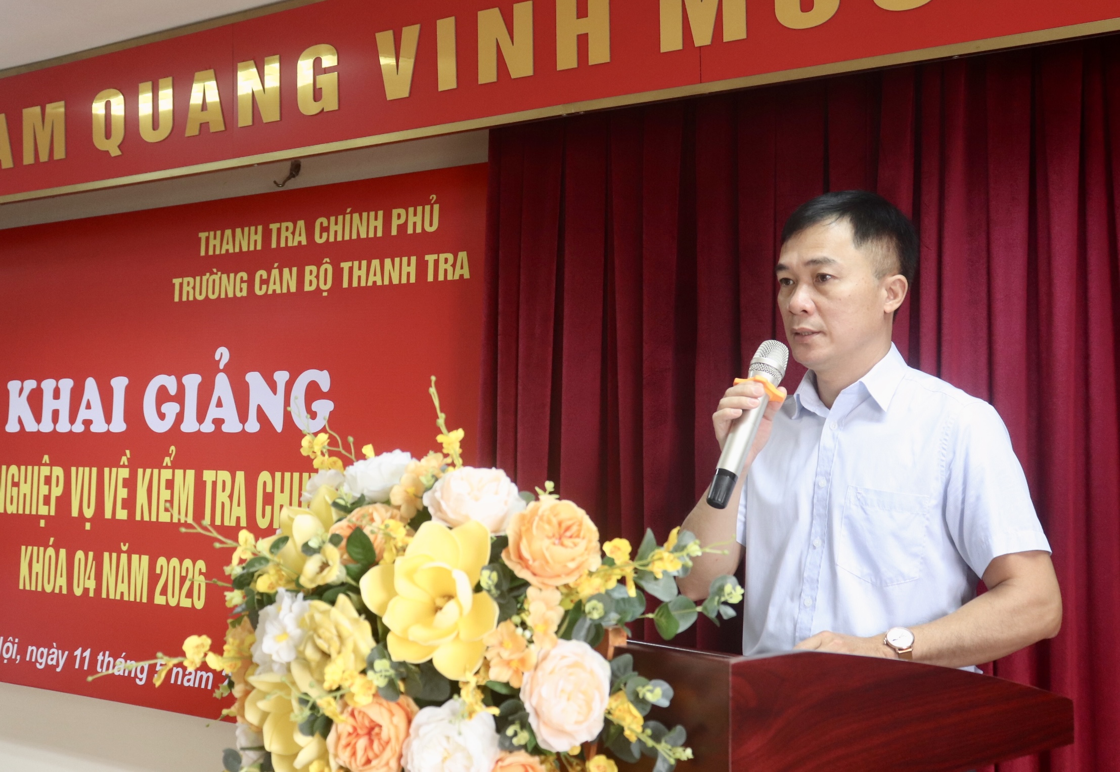 Gần 120 học viên tham gia lớp bồi dưỡng nghiệp vụ kiểm tra chuyên ngành Khóa 04/2026