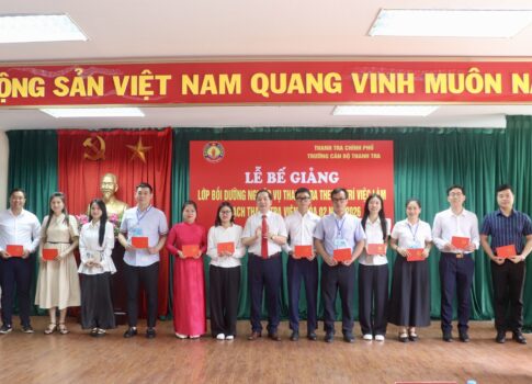 Bế giảng lớp bồi dưỡng nghiệp vụ theo vị trí việc làm ngạch Thanh tra viên khóa 2/2026