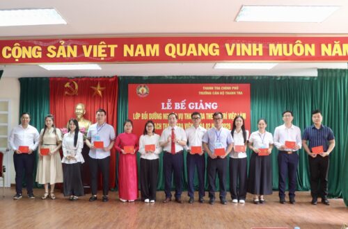 Bế giảng lớp bồi dưỡng nghiệp vụ theo vị trí việc làm ngạch Thanh tra viên khóa 2/2026