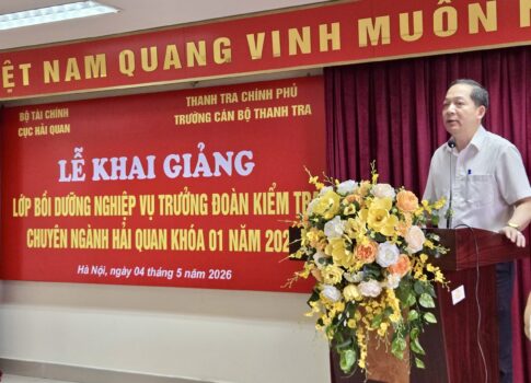 Khai giảng lớp bồi dưỡng Trưởng đoàn kiểm tra chuyên ngành Hải quan khóa 1/2026
