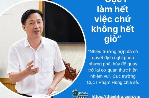 Bài 1: “Cục I làm hết việc chứ không hết giờ”