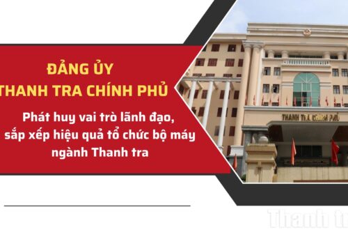 Phát huy vai trò lãnh đạo, sắp xếp hiệu quả tổ chức bộ máy ngành Thanh tra