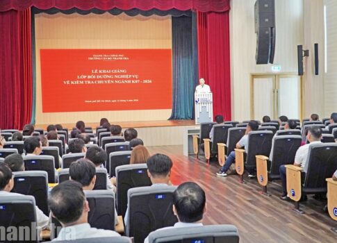 Gần 120 học viên tham gia lớp bồi dưỡng nghiệp vụ kiểm tra chuyên ngành tại TPHCM