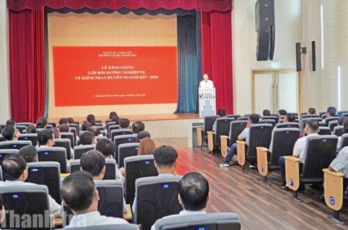 Gần 120 học viên tham gia lớp bồi dưỡng nghiệp vụ kiểm tra chuyên ngành tại TPHCM