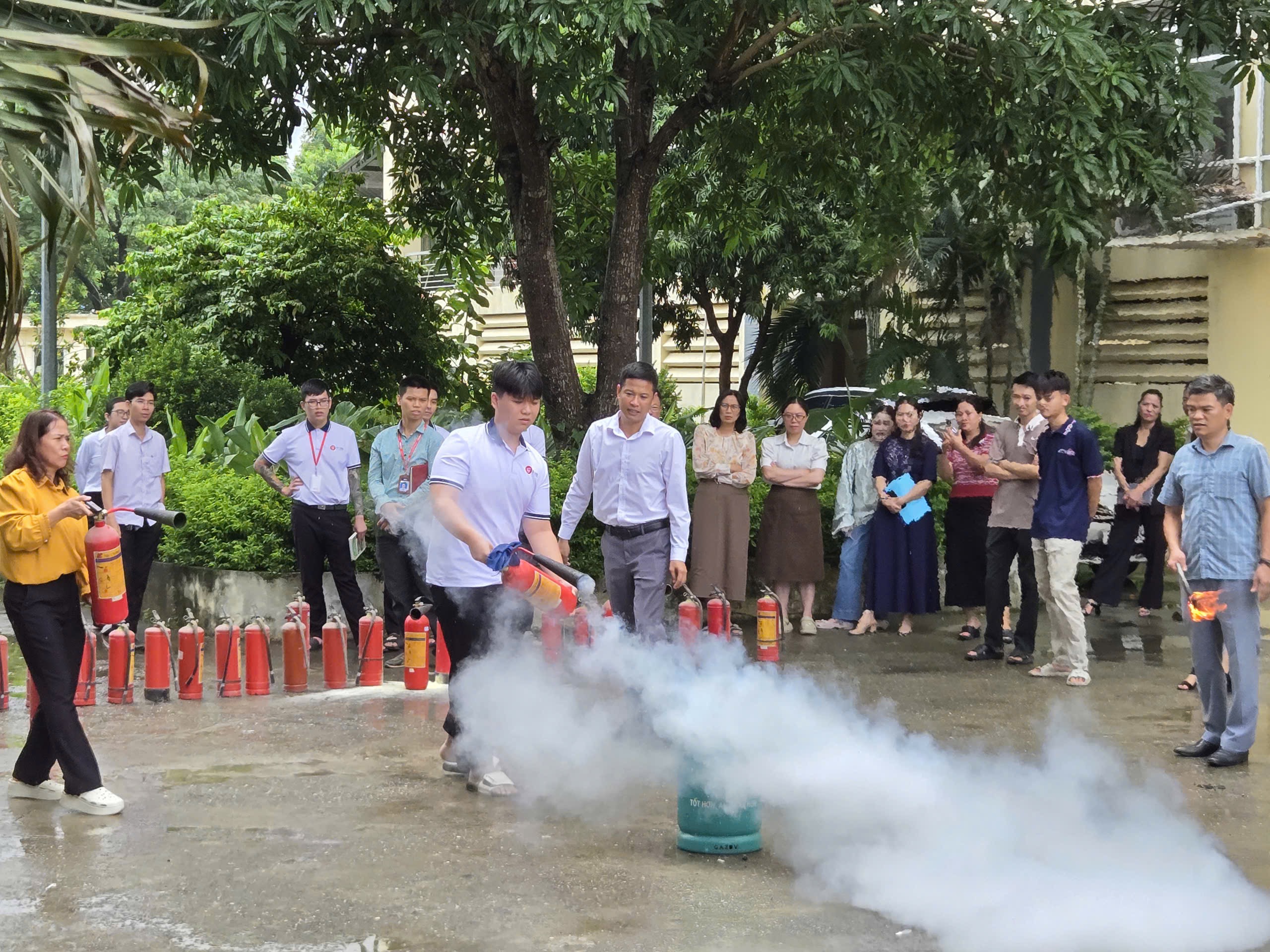 Trường Cán bộ Thanh tra tổ chức tập huấn nghiệp vụ phòng cháy, chữa cháy và cứu nạn, cứu hộ năm 2026